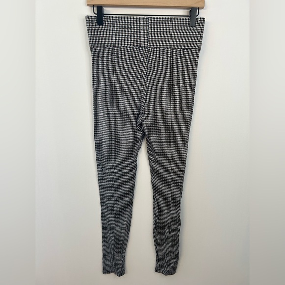 Lou & Grey for LOFT Black, Brown Houndstooth Mock Neck Top & Ponte Leggings Sz M - Picture 12 of 14